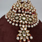 Kundan Statement Choker comes with Earrings and Mang Tika