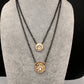 Double layer Black Beads Mangalsutra Necklace - Green