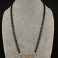 Fusion Black Beads Mangalsutra Necklace - Clear