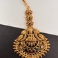 Matte Goddess Lakshmi Multi Stone Mang Tika