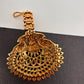 Matte Goddess Lakshmi Multi Stone Mang Tika