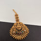 Matte Goddess Lakshmi Multi Stone Mang Tika