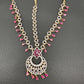 Ruby Diamond Finish Maangteeka Mathapatti