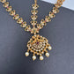 Matte Multi stone Peacock Maangteeka Mathapatti