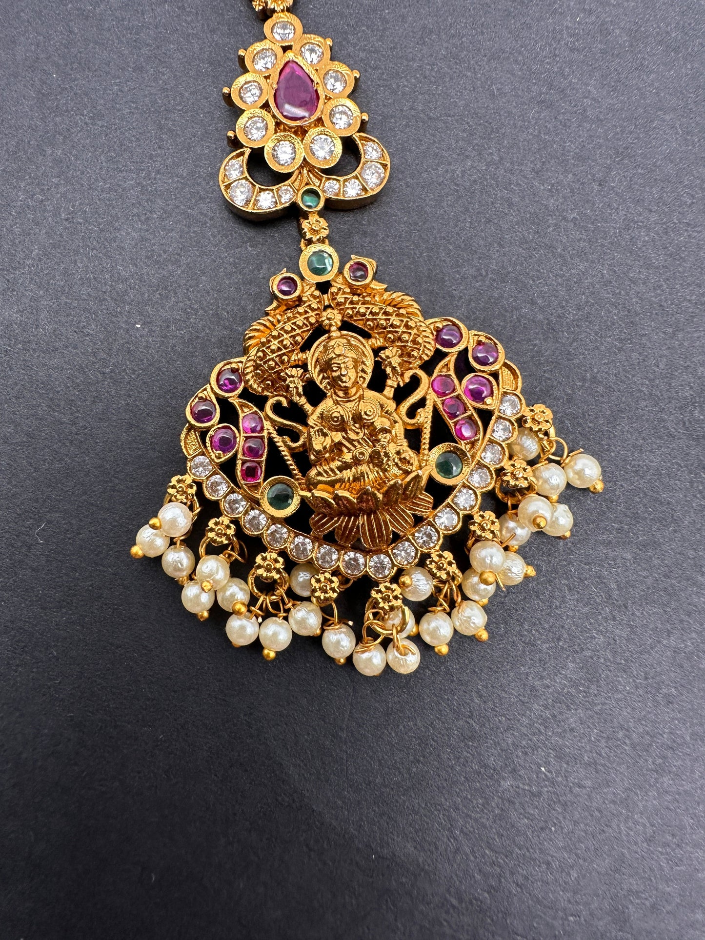 Matte Goddess Lakshmi Mang Tika