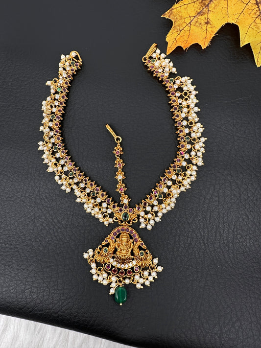 Matte Goddess Lakshmi Maangteeka Mathapatti