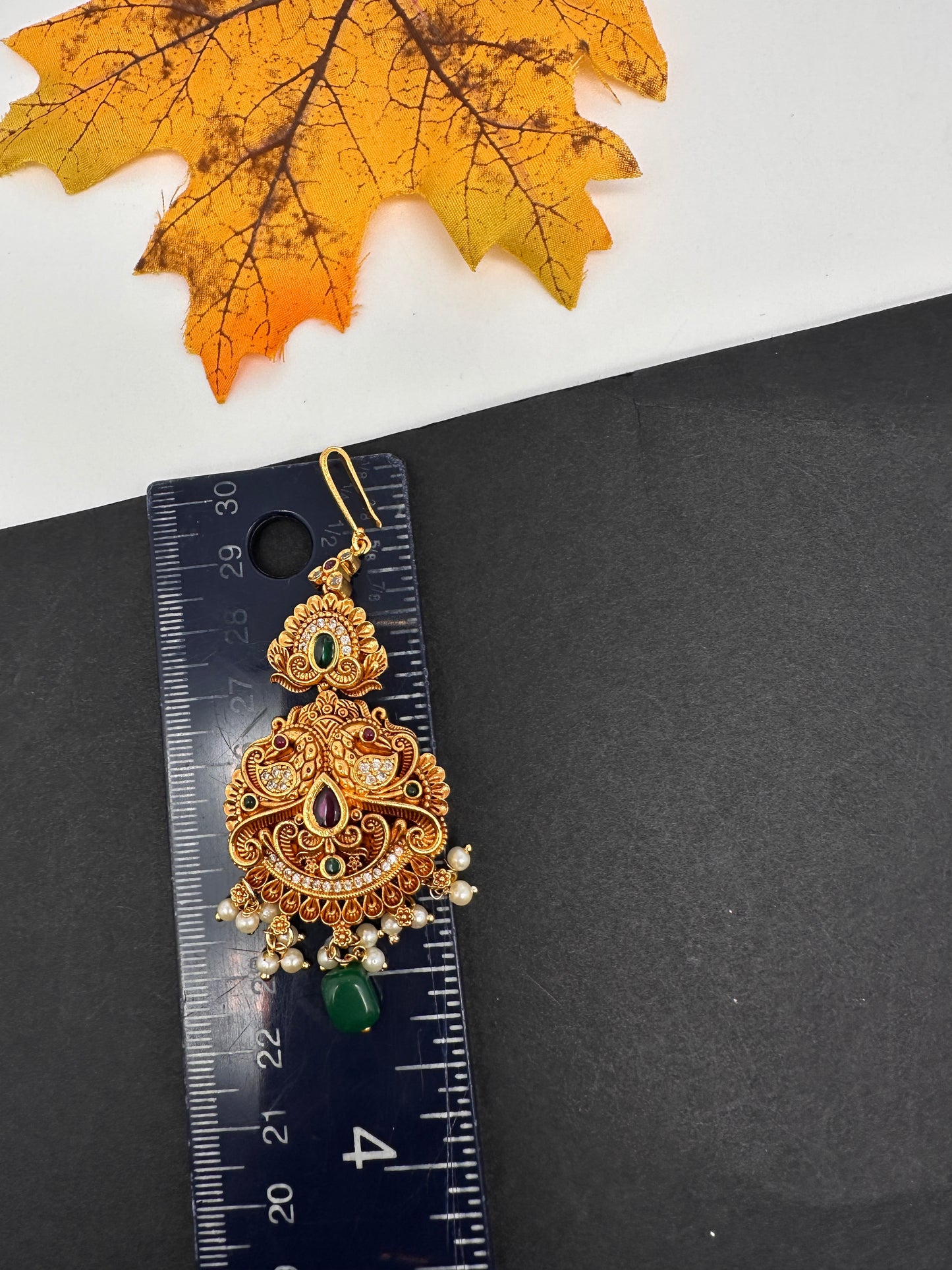 Matte Peacock Maangteeka - 