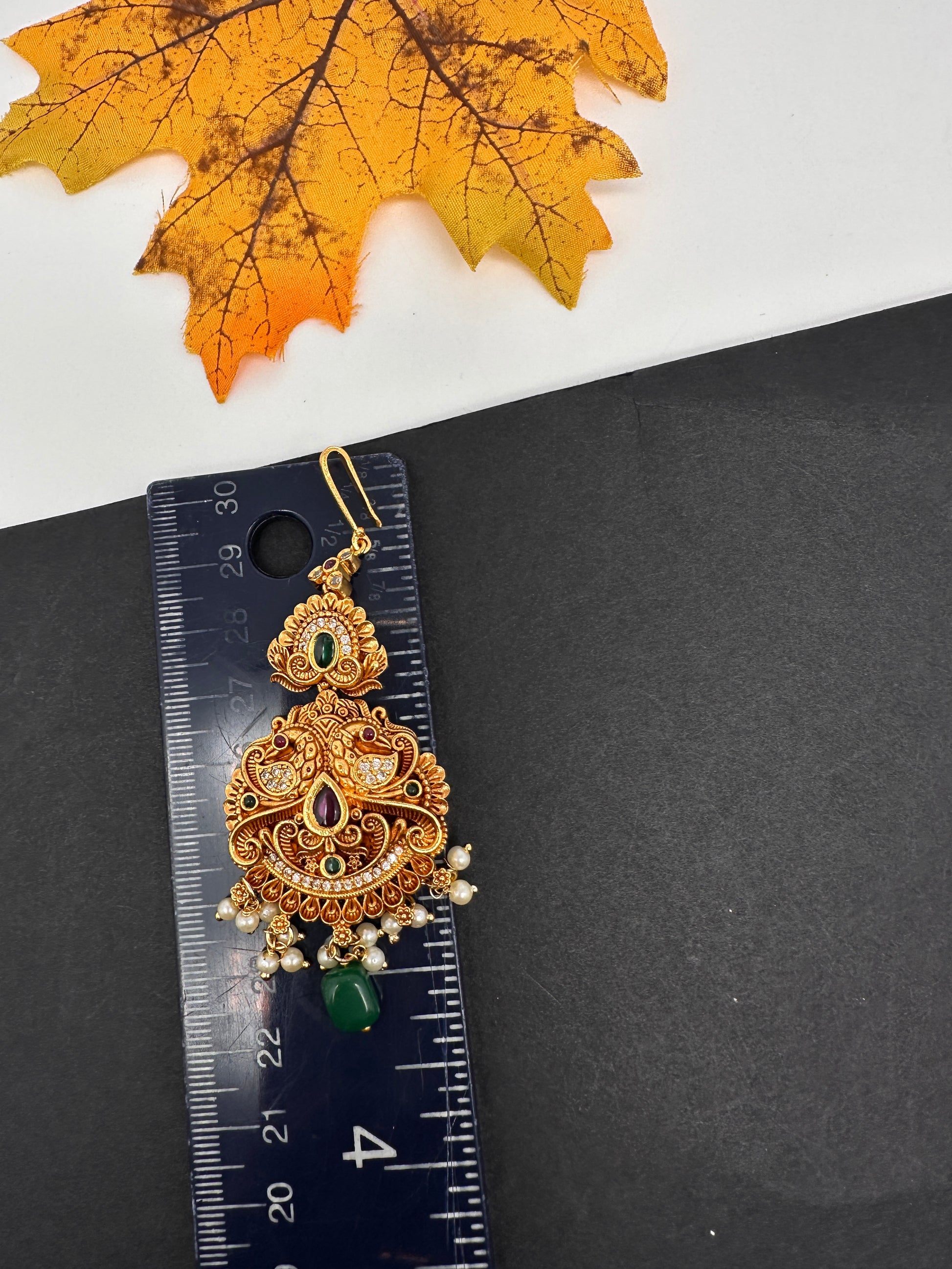 Matte Peacock Maangteeka - 