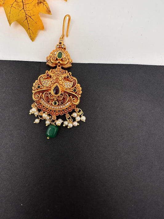 Matte Peacock Maangteeka - 
