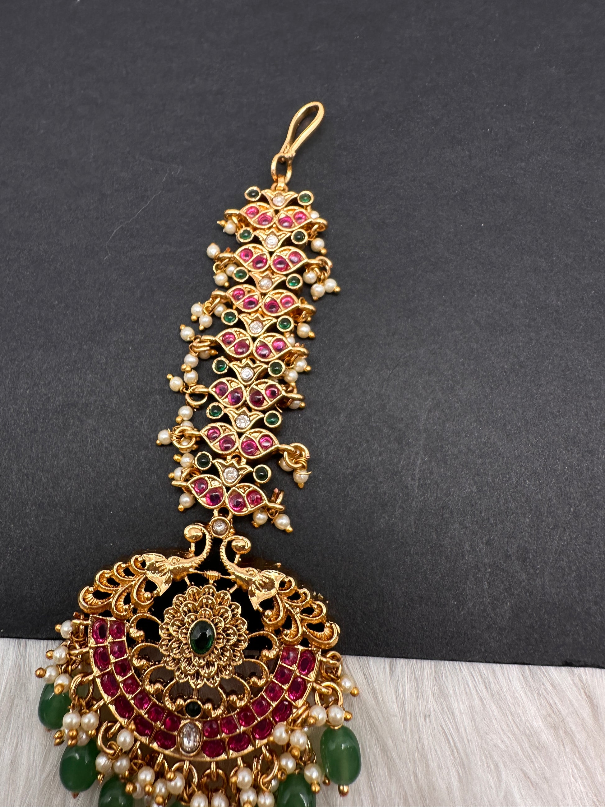 jadau Kundan Maang tika - 