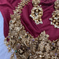 Peacock Goddess Matte Finish Short Nakshi Necklace