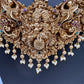 Peacock Goddess Matte Finish Short Nakshi Necklace