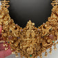 Peacock Goddess Matte Finish Long Nakshi Necklace