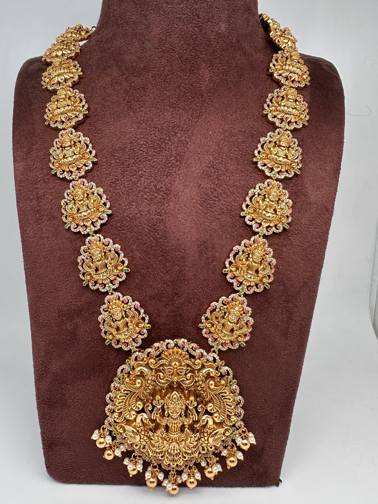 Goddess Lakshmi Nakshi Long Necklace