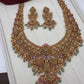 Peacock One Gram Gold Platted Nakshi Long Necklace