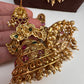 Multi Layer One Gram Gold Platted Nakshi Long Necklace