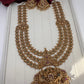 Multi Layer One Gram Gold Platted Nakshi Long Necklace