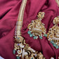 Goddess Lakshmi One Gram Gold Platted Nakshi Long Necklace