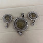 Nano Setting AD Pendent Set - Olive