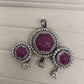 Nano Setting AD Pendent Set - Purple