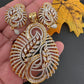 CZ Dual Tone Pendent Set