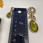 Victorian Color Stone Pendent Set - Green