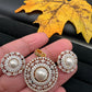 AD Pearl Locket Pendent Set