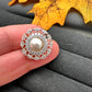 AD Pearl Locket Pendent Set
