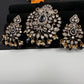 Polki AD Color Stone Victorian Pendent Set - Purple