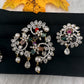 CZ Navratan Pendent Set - 