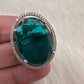 Monalisa Stone Ring - DarkGreen