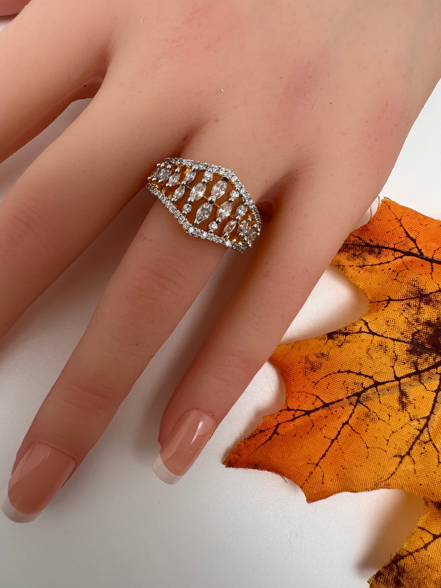 AD Adjustable Cocktail Ring