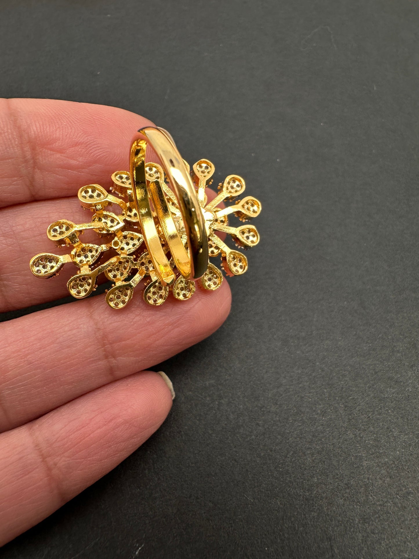 AD Adjustable Cocktail Ring