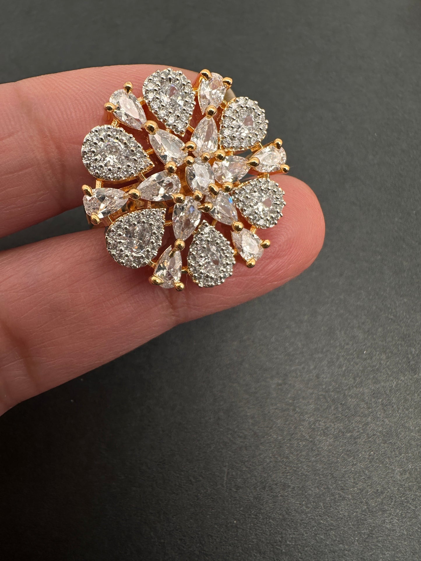 AD Adjustable Cocktail Ring