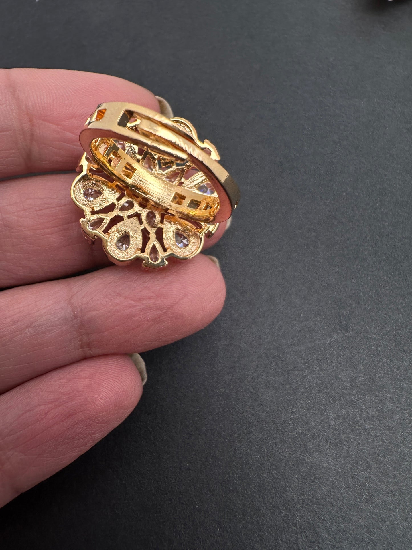 AD Adjustable Cocktail Ring