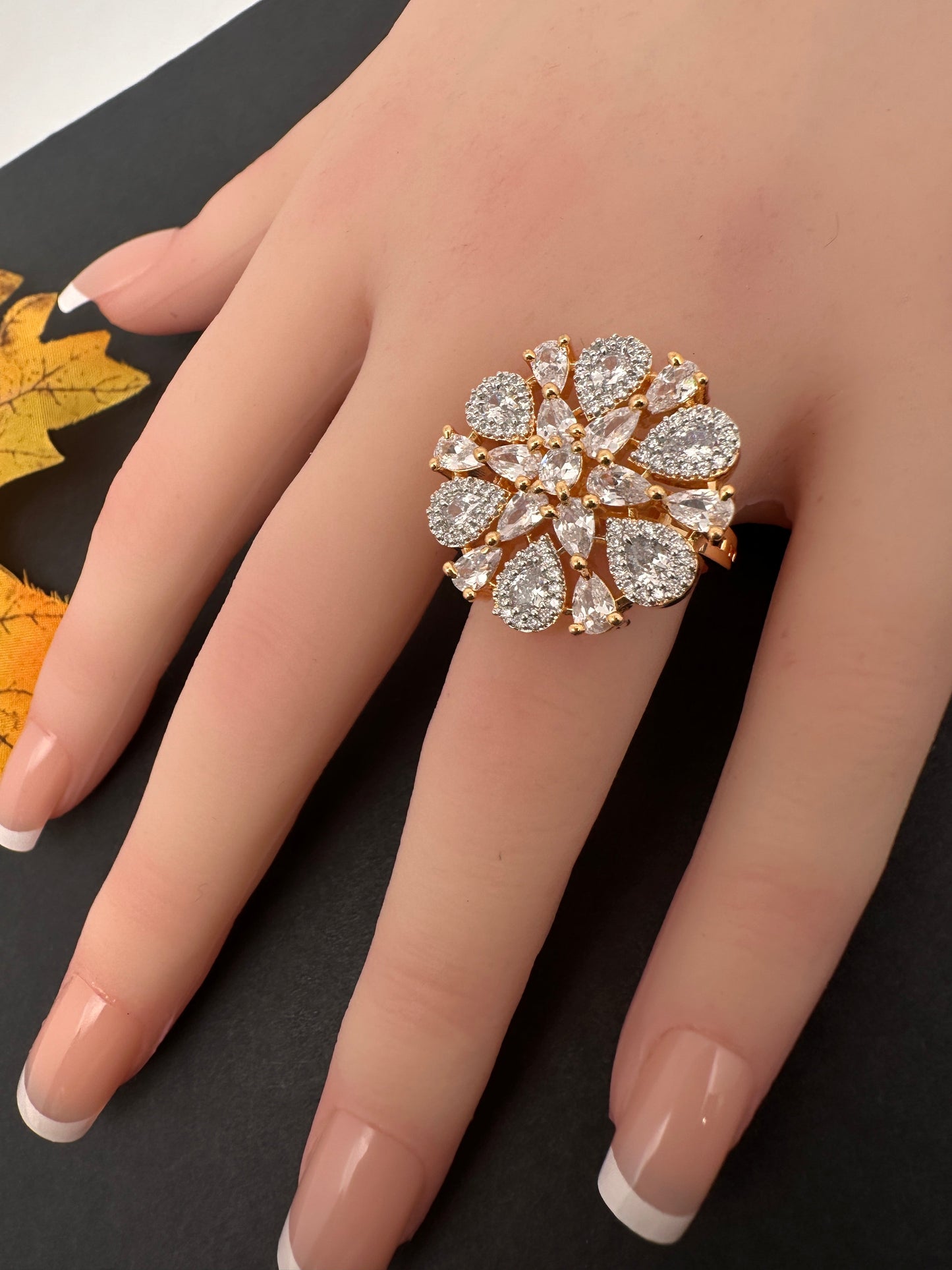 AD Adjustable Cocktail Ring