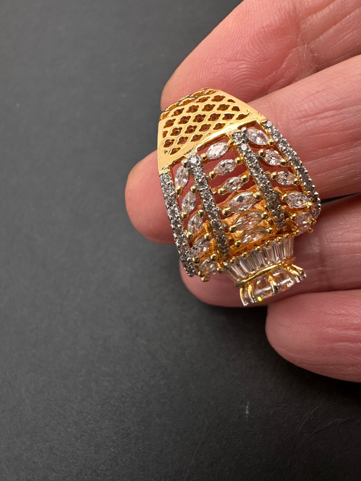 AD Adjustable Cocktail Ring
