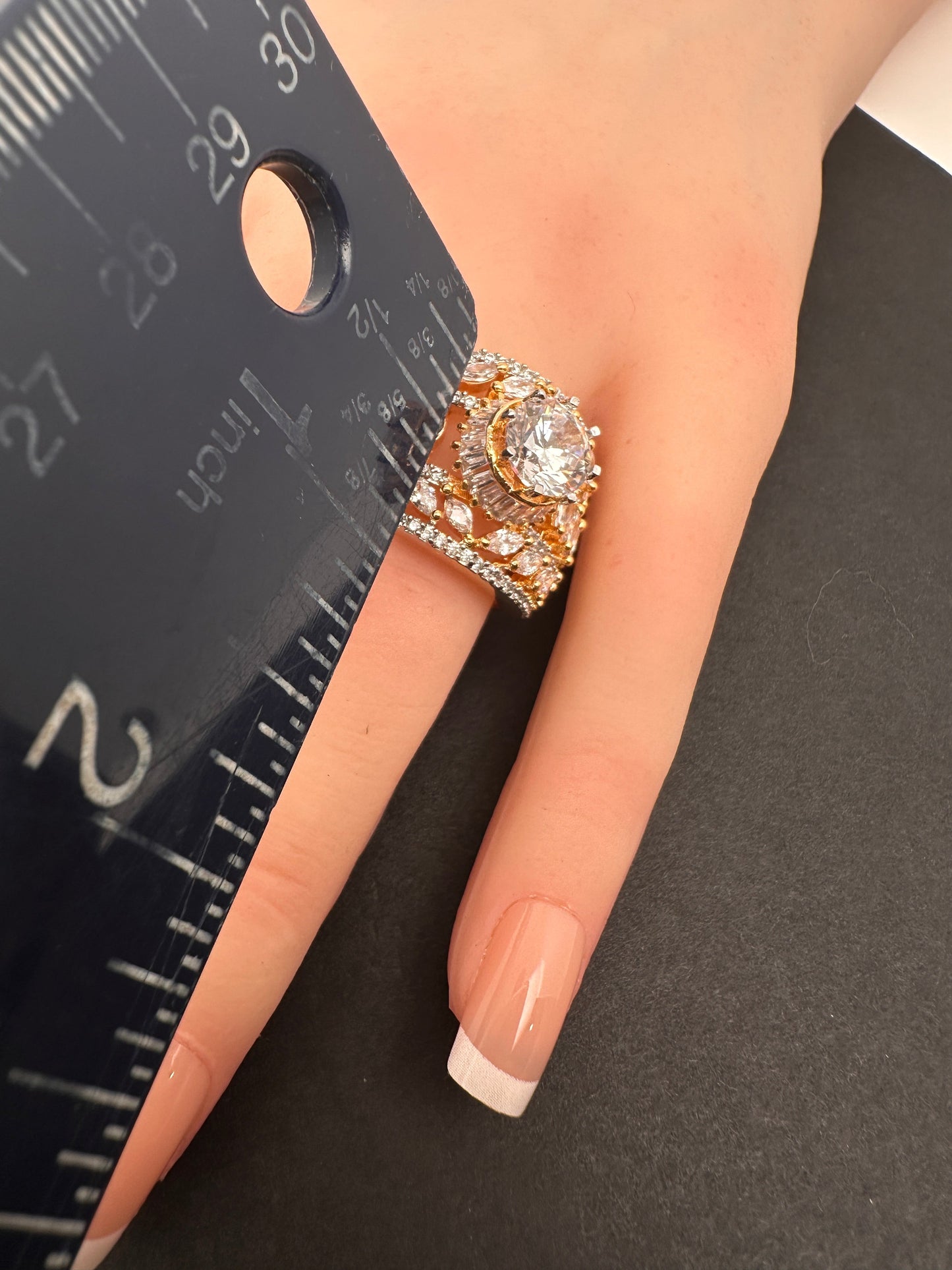 AD Adjustable Cocktail Ring