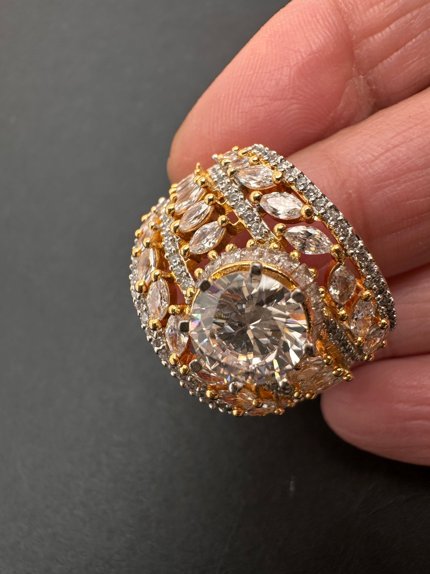 AD Adjustable Cocktail Ring