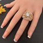 AD Adjustable Cocktail Ring