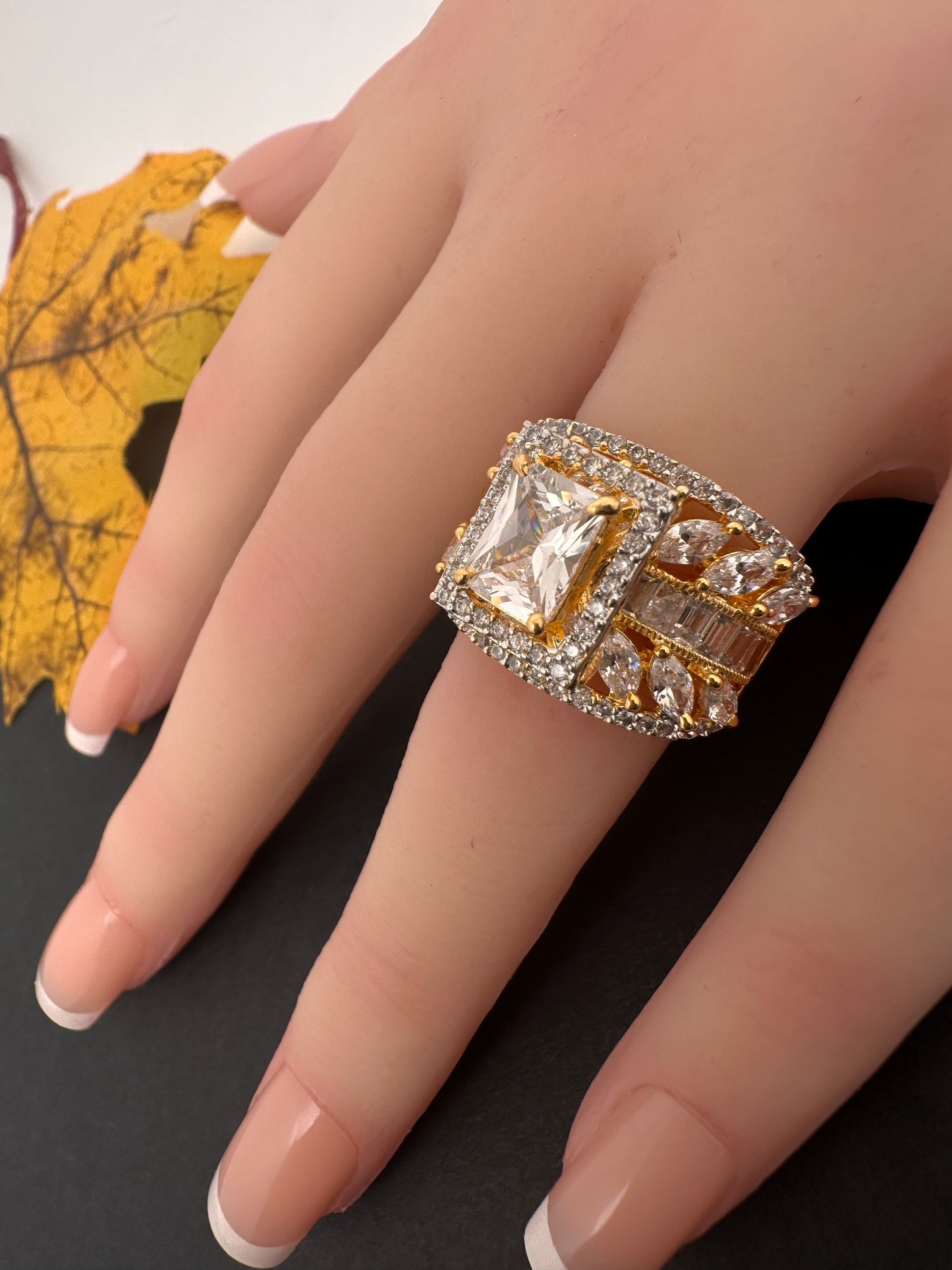 AD Adjustable Cocktail Ring