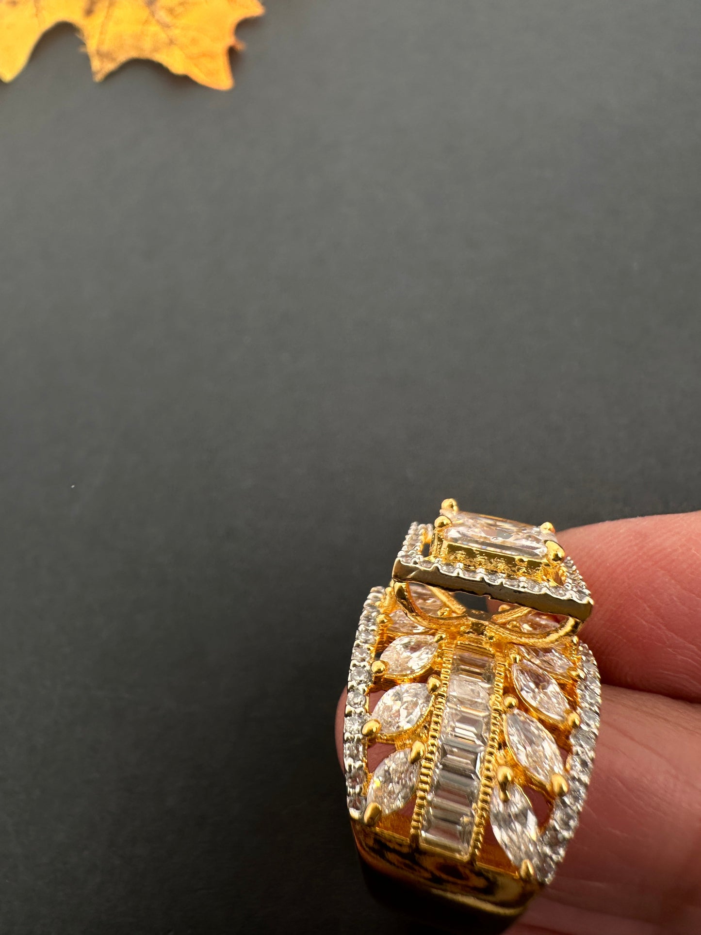 AD Adjustable Cocktail Ring