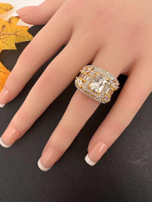 AD Adjustable Cocktail Ring