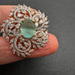AD  Color Stone Adjustable Color Stone Cocktail Ring