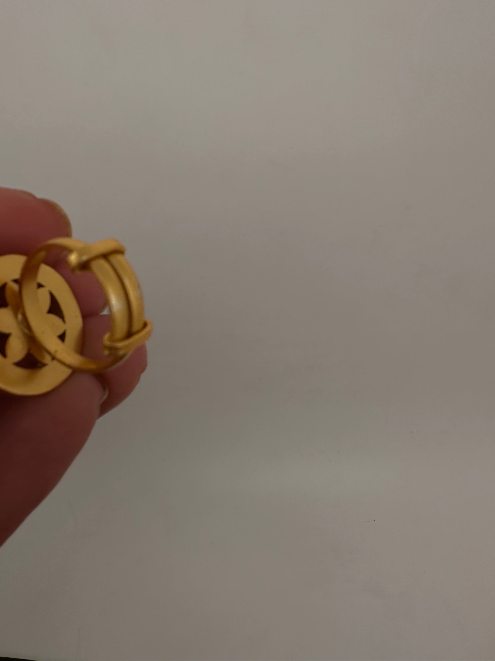 Jadau Kundan Adjustable Matte Cocktail Ring - 