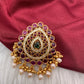 Red Potta Stones 92.5 Silver Pendent