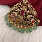 Matte Navratan 92.5 Silver Pendent