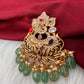 Matte Navratan Ganesha 92.5 Silver Pendent