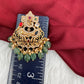 Matte Navratan Ganesha 92.5 Silver Pendent