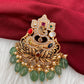 Matte Navratan Ganesha 92.5 Silver Pendent
